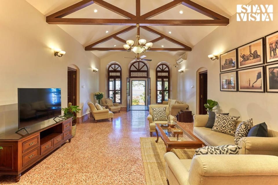 StayVista's Villa Terra - Valley & Lake-View Villa with Spacious Lawn & Indoor Activities Villa in Maharashtra
