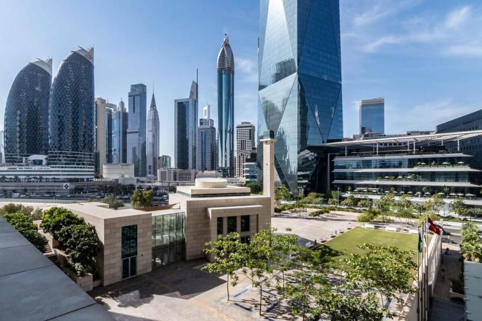 Silkhaus Great View Studio | Balcony | Burj Daman Apartment in Dubai