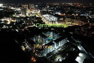 The One Chiang Mai 1B1B Condo A, One Ring Commercial Center, Next to Central Festival Apartment in Chiang Mai