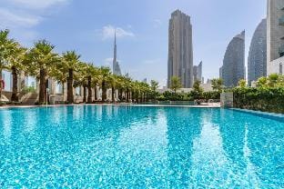 Silkhaus Burj Khalifa View Studio | Balcony | DIFC Vacation rental in Dubai