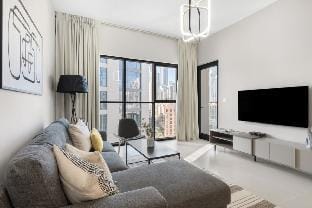 Silkhaus Burj Khalifa View 1 BDR | in a New Tower Apartment in Dubai