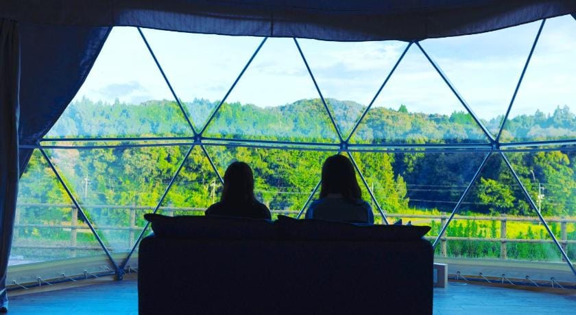 Redondo Akiyoshidai Luxury tent in Japan