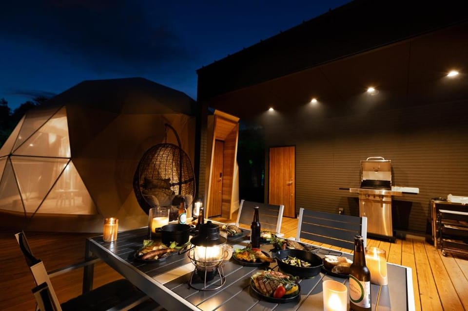 Redondo Akiyoshidai Luxury tent in Japan