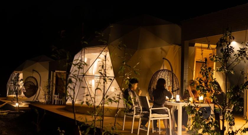 Redondo Akiyoshidai Luxury tent in Japan