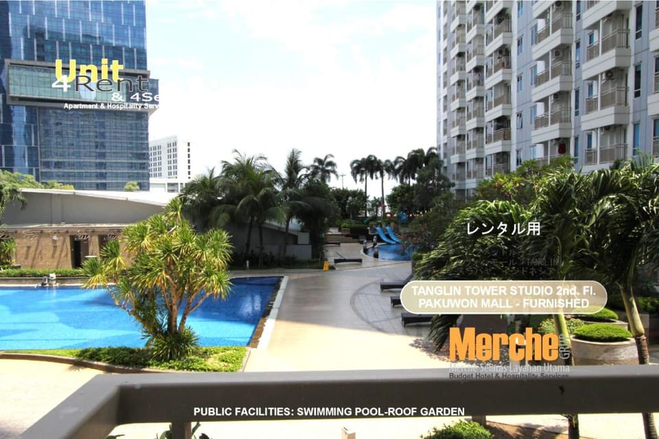 GORGEOUS APARTEMEN TANGLIN 2nd FL. POOL VIEW Apartment in Surabaya