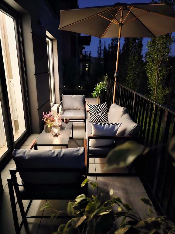 Apartament Wietrznia Kielce parking ogródek taras Apartment in Poland