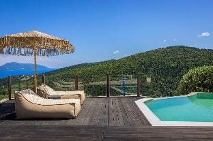 Villa Bolios, Sea view, Private Pool Villa in Cephalonia