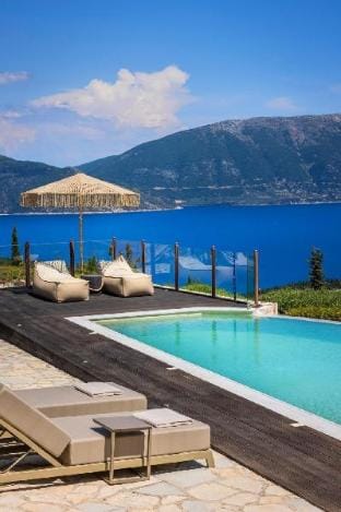 Villa Bolios, Sea view, Private Pool Villa in Cephalonia