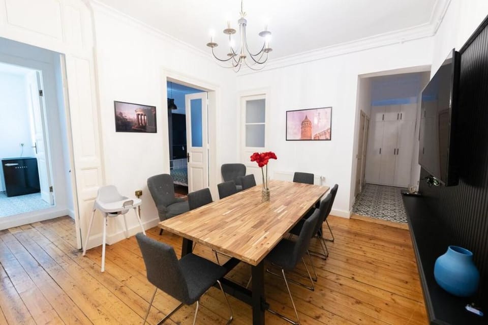 Galata'da tarihi pasajda geniş daire Vacation rental in Istanbul