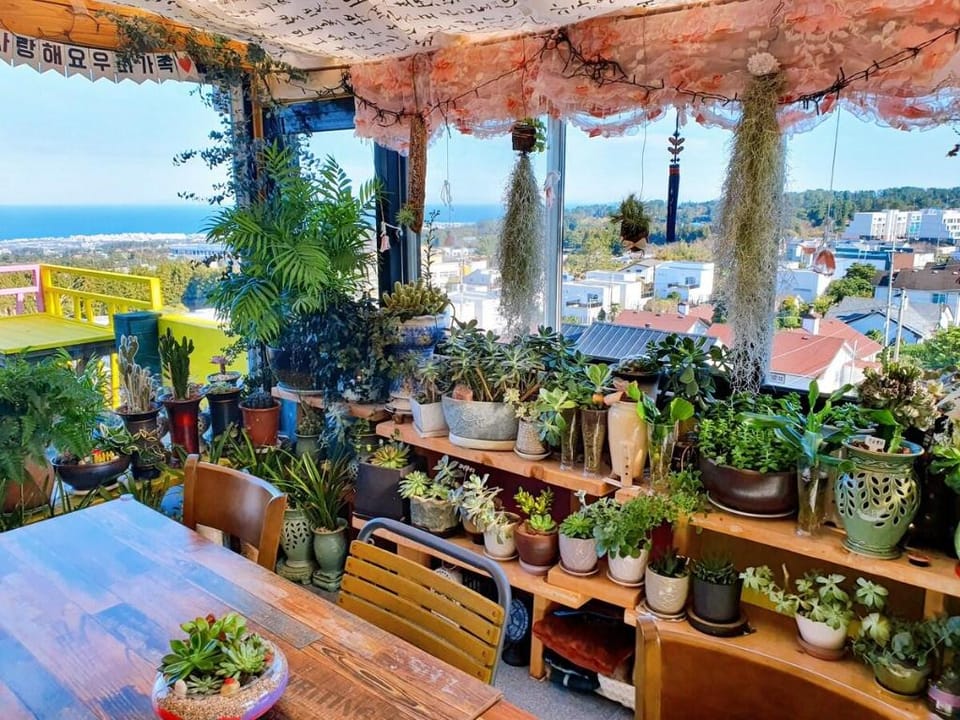 Fantastic Ocean View, Indoor Plant Garden, Fireplace, 30-Pyeong House Vacation rental in South Korea