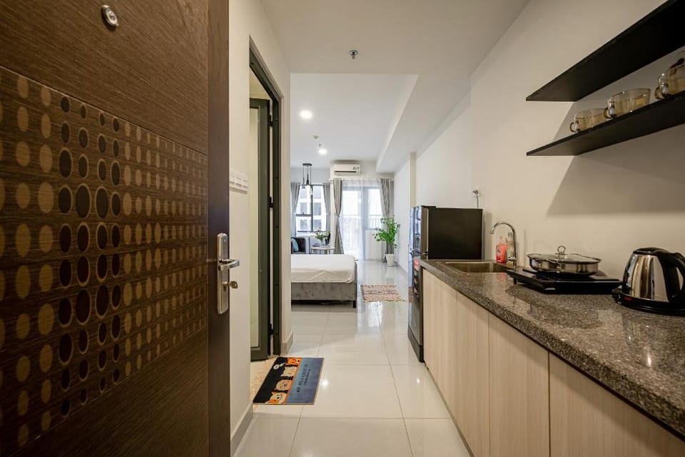 Soho STU APT -KING BED-5mins BUI VIEN-FREE PICK UP Apartment in Ho Chi Minh City