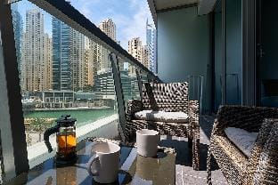 Studio with a view in the top location Vacation rental in Dubai