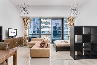 Studio with a view in the top location Vacation rental in Dubai