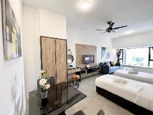 Imperio Studio Melaka Raya 2singlebed/bathub/city Apartment in Malacca