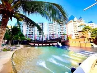 2卧室网红海景公寓，大巴车站旁，门口双条车，步行到海滩 Apartment in Pattaya City