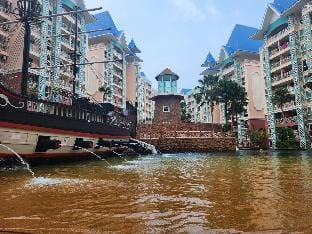 2卧室网红海景公寓，大巴车站旁，门口双条车，步行到海滩 Apartment in Pattaya City