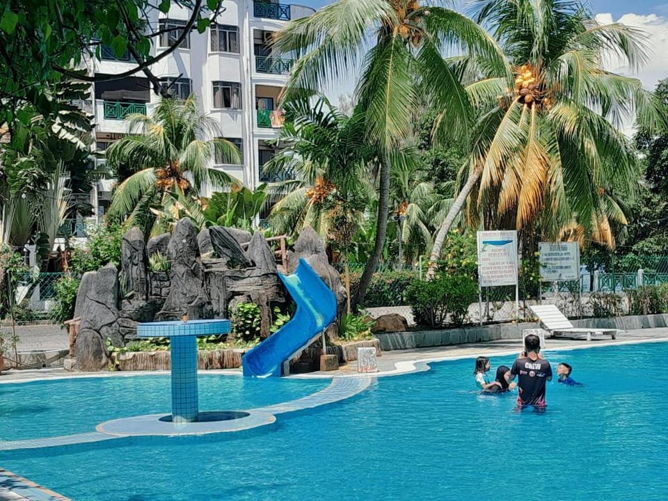 Outdoor BBQ at Private  Seaview  180° fit 1-10 pax Apartment in Port Dickson