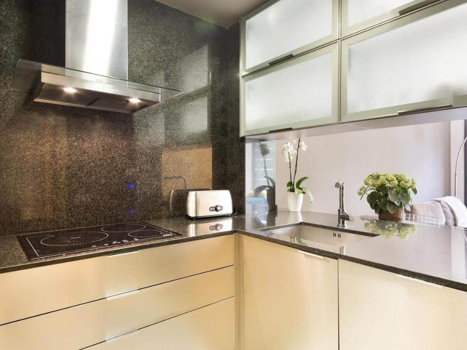 Barcelona Central Apartment: Rooftop Pool Access Apartment in Barcelona