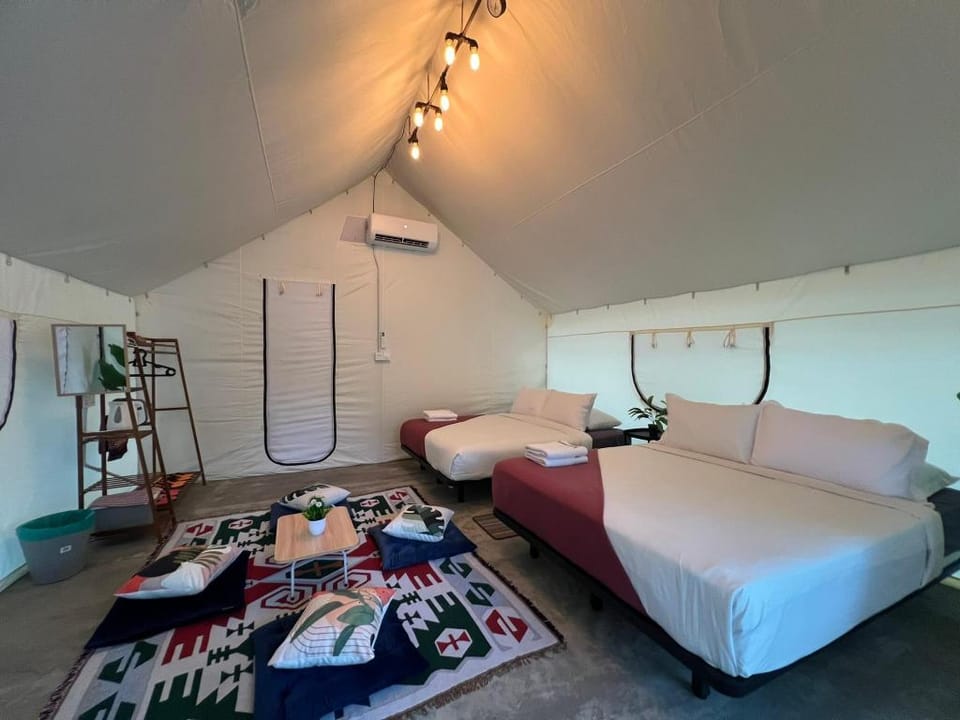 Glamping at Xscape Tambun Luxury tent in Ipoh