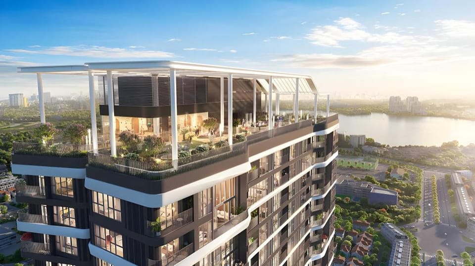 Apartments serviced in Han Jardin near West Lake Apartment in Laos