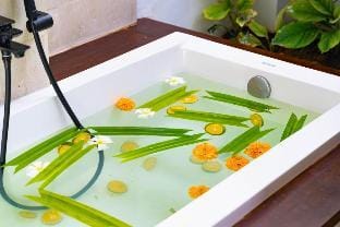 De'Boring 2 BR Private Pool With Garden View NE73 Villa in North Kuta
