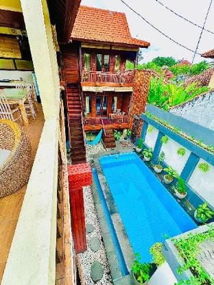 Room 3 w/view @ Tropical Guesthouse Umalas Apartment in North Kuta