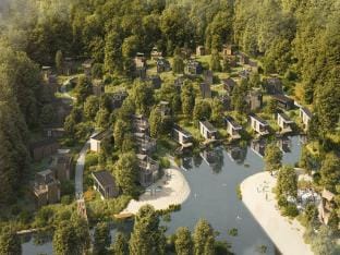 Lodge in Netherlands with Hot Tub Vacation rental in Zeewolde