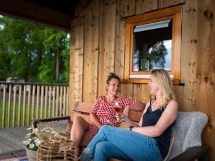 Lodge by Dutch Meadows with Scenic Veranda Vacation rental in Drenthe (province)