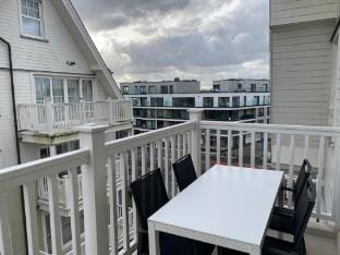 Coastal Duplex with Balcony Apartment in Koksijde