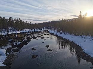 Lakeview Apartment in the Nature of Lappland Apartment in Nordland, Norway
