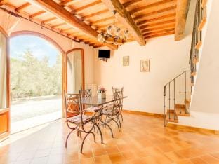Farmhouse in Chianti with Pool  Garden Apartment in Tuscany