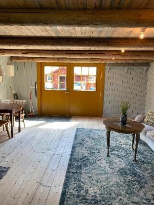 Boende i vacker hälsingemiljö med egen strand Apartment in Sweden