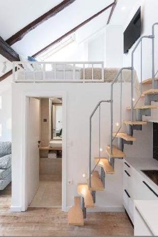 Modern Loft with Gallery in City Center Apartment in City of Zagreb