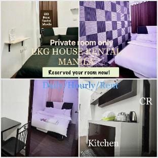 EKG Home Private Room [3 hrs only] Apartment in Manila City