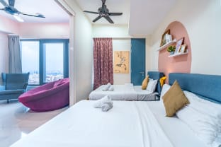 YueLai Inn-2BR City View Family Suite George Town Apartment in George Town