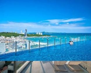 2 Bed Room Central Location-Sea View Infinity Pool Apartment in Pattaya City