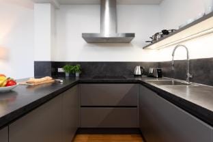 Modern two-level apartment Andel Apartment in Prague
