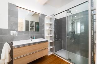 Modern two-level apartment Andel Apartment in Prague