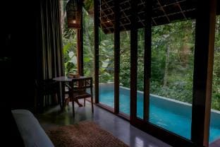 Superb 1BR Private Pool Villa with Jungle View Villa in Ubud