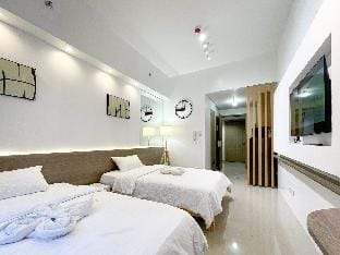 Twin-Bed Oasis MOA Walkability Shore 2 residences Apartment in Pasay