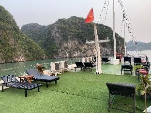 ADUTA CRUISE Docked boat in Laos