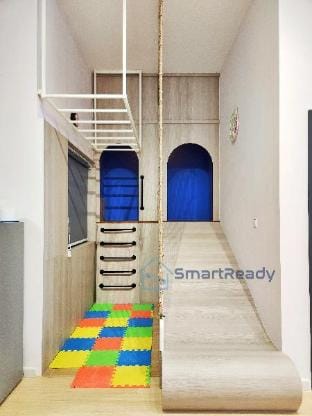 Mario Theme w Slide Near Legoland at Sunway Grid Apartment in Johor
