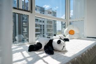 Cozy panda themed room, perfect for family travel Apartment in Chengdu