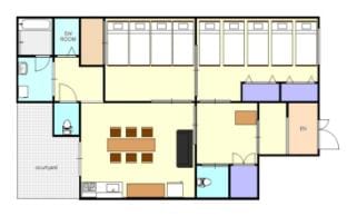 96sqM,2Bedrooms,4min to subway. BarrierFree IM101 Vacation rental in Osaka