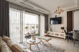 Căn hộ Cao cấp 3 Phòng ngủ Rộng rãi/D'Capitale Apartment in Laos
