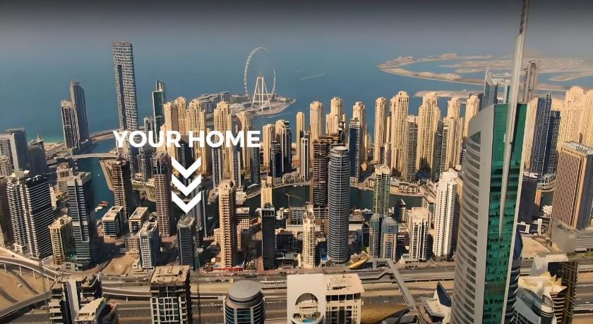Luxury Studio w/ BoHo Design and Balcony for 4 Pax Apartment in Dubai