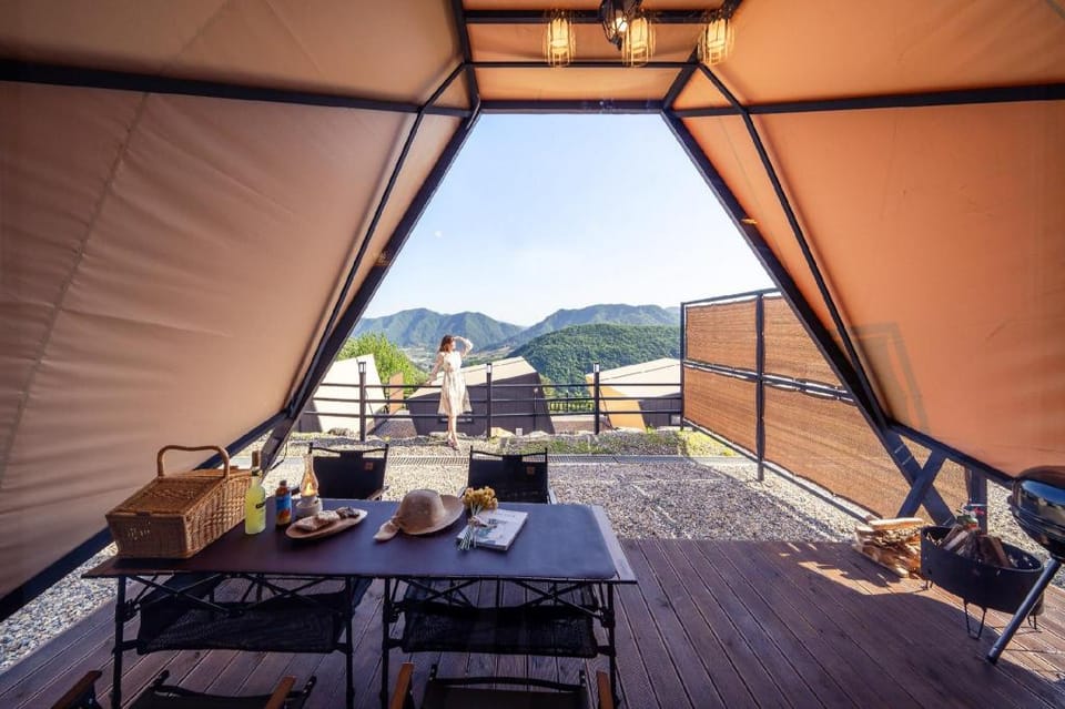 Pyeongchang The Cloud Glamping Bed and Breakfast in South Korea