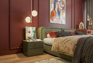 Red home Apartment in Laos