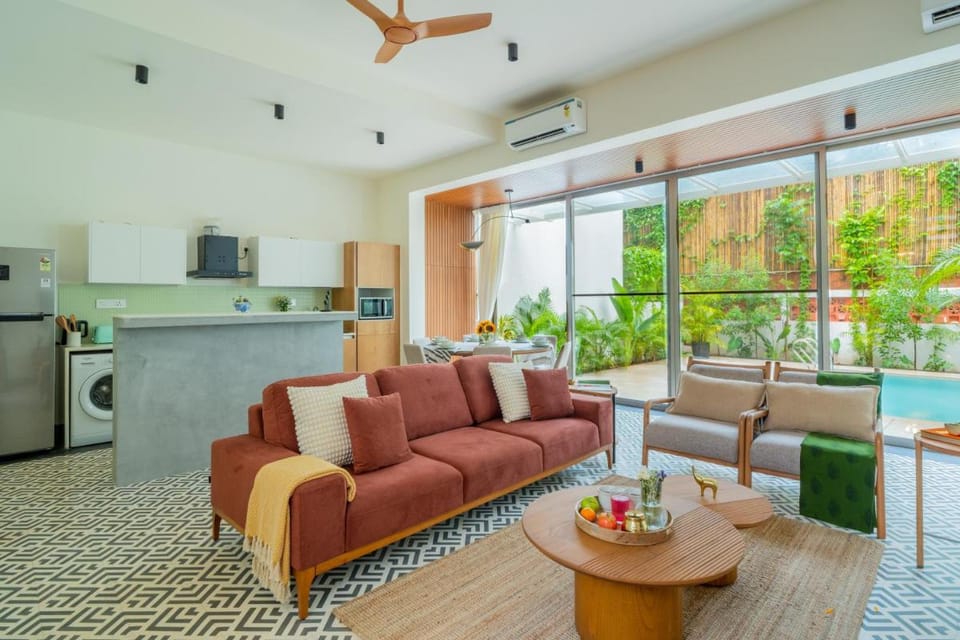 ELIVAAS 3 BHK with Pvt Pool - Mirai Taurus Villa in Goa, India