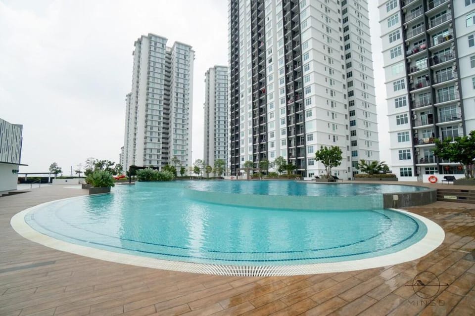 JB[Muji Style@3Bedroom with 8Pax]#100mbps Apartment in Johor Bahru